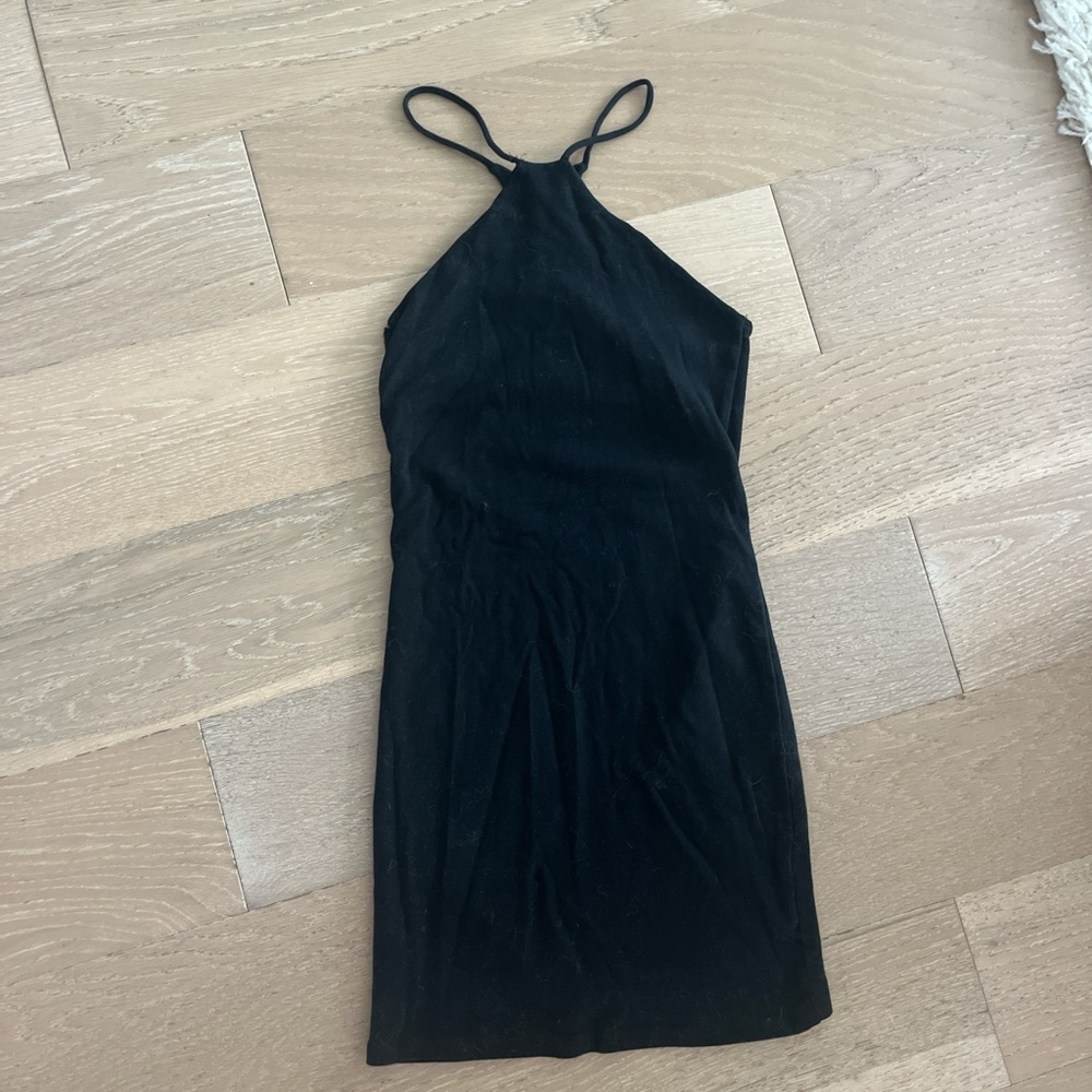 Black Zara body dress